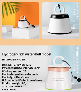 Electrolizador de Alta Gama Personalizado Modelo Q12 de 1300mAh y 3000ppb con Retrolavado, Alta Concentración, Produce hasta 3000ppb de Hidrógeno - Product Image 3