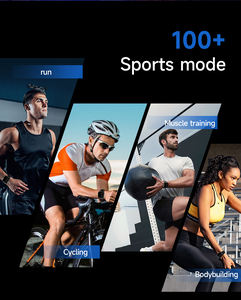 Montre connectée intelligente carrée IPS HT31, très vendue, avec suivi de la santé et du fitness, écran de 1,72 pouce, lampe de poche, compatible Android - Product Image 4