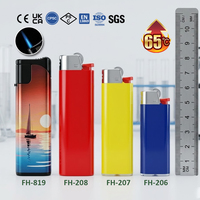 Briquet torche coupe-vent à flamme unique 3D - Testé 65°C, rechargeable, format poche, pour marque privée Moyen-Orient