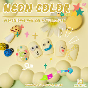 Esmalte de <span class=keywords><strong>Uñas</strong></span> <span class=keywords><strong>en</strong></span> Gel Neón, Kit de Esmaltes de <span class=keywords><strong>Uñas</strong></span> UV, Resina Neón, Gel Brillante UV, Personalizable, Colorido, Inodoro - Product Image 2