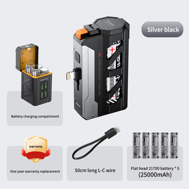 Banque de la puissance 25000mah avec la boîte de chargeur de batterie