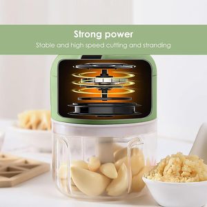 Fruit & <b>Vegetable</b> Tools 12 in 1 Usb Mini Cordless USB Electric Onion Garlic <b>Chopper</b> Food <b>Chopper</b> Mincer - Product Image 4