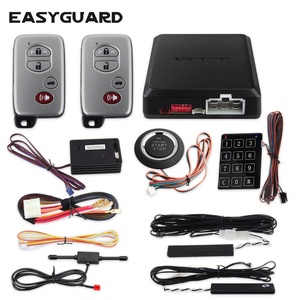 Système d'alarme de voiture intelligent avec démarrage à distance par bouton-poussoir, entrée sans clé passive PKE et avertissement de choc - Product Image 2