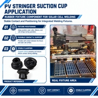 Ventouse flexible pour machine de soudage solaire, support de contact pour ligne de production solaire