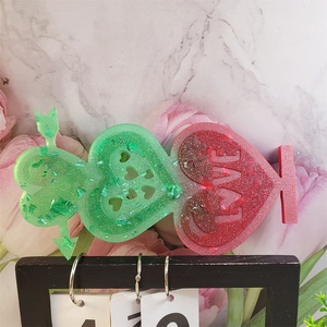 Handmade <b>Resin</b> Casting <b>Molds</b> for DIY Decorative Ornaments Ins Style <b>Silicone</b> Love decoration <b>Mold</b> X0097 - Product Image 5