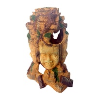 Offre Spéciale Résine Bouddha Masquer Abri Décoration Ornement Pour Reptile Terrarium Paysage