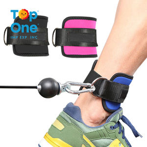 Top One ajustable entrenamiento gimnasio pie soporte cinturón ejercicio Fitness tobillo correas para máquinas de Cable - Product Image 1