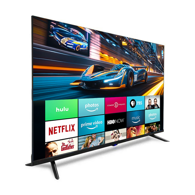 Frameless Pixel Custom Sizes OEM 24 32 43 50 55 60 65 70 75 85 Inches 4K 8K Ultra HD LED OLED QLED Android WiFi Smart TV 42 Tv