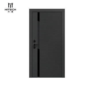 Hitech-US bên ngoài nhập cửa trước nhà máy cao cấp tùy chỉnh Swing pivot cửa vô hình cửa gỗ đắt tiền - Product Image 3