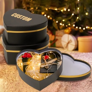 Customized Professional Manufacturer Luxury Jewelry & Watch Heart Shaped <b>Gift</b> <b>Box</b> With Custom Logo - Product Image 5