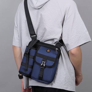 Promotion Custom Logo Men's Trendy Casual Single Shoulder Messenger <b>Bag</b> Multi-Functional Outdoor Travel Portable Water <b>Bottle</b> - Product Image 4