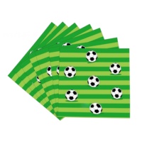 Assiettes et serviettes en papier de qualité alimentaire vertes en forme de ballon de football, ensemble de fournitures de fête jetables, logo personnalisé pour les mariages et les anniversaires