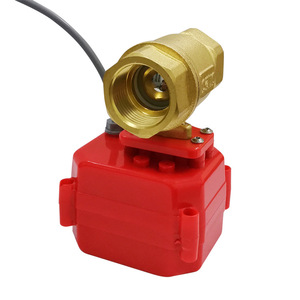Vanne de vidange électrique miniature à deux voies en laiton DN20, conception à 6 points - Product Image 4