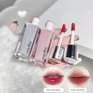 Gege bear Mirror Water Mist Lip Gloss Moisturizing with Rich Varied Colors & Mist Matte Velvet Pigmented Long Lasting Lip Gloss