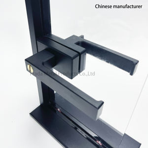 45*16พาร์ทิชันกรอบบางแม่เหล็กล็อคสำหรับประตูกระจก (8-15มม.)-อลูมิเนียมอัลลอย - Product Image 5