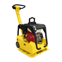 Compacteur à plaques vibrantes à essence diesel réversible haute performance Compacteur à plaques manuel