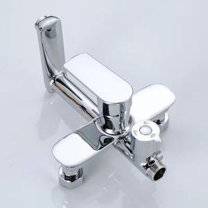 Ensemble <span class=keywords><strong>de</strong></span> <span class=keywords><strong>douche</strong></span> <span class=keywords><strong>de</strong></span> pluie en laiton chromé avec pomme <span class=keywords><strong>de</strong></span> <span class=keywords><strong>douche</strong></span> ronde, salle <span class=keywords><strong>de</strong></span> bains, <span class=keywords><strong>économique</strong></span> et <span class=keywords><strong>de</strong></span> luxe à poignée unique - Product Image 5