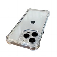 Étui de protection antichoc en acrylique transparent de luxe pour iPhone 18 Pro Max 17 16 15