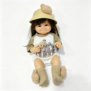 Muñeca reborn personalizada, muñeca niña de pelo largo, muñeca realista de tamaño infantil - Product Image 3