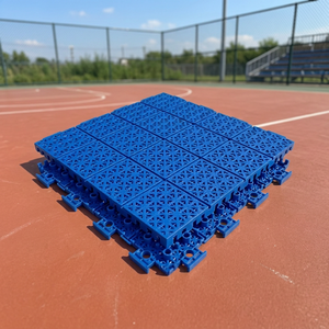 BlueRise Court <b>Tiles</b> – Premium <b>Plastic</b> Athletic Flooring Solution FlexCourt Blue <b>Tiles</b> – Easy Fit Interlocking Sports Surface - Product Image 3