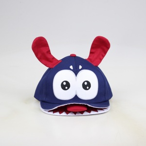 Villus Funny Animal Wear Pattern Mũ snapback bốn mùa dễ thương có hai tai Canvas Logo tùy chỉnh ngoài trời - Product Image 5