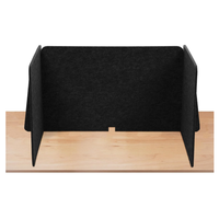 Séparateur de bureau acoustique en fibre de polyester PET cloison de bureau amovible panneau de confidentialité pour mobilier de bureau