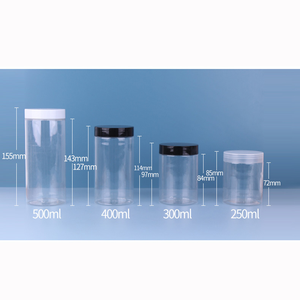 Envases de crema corporal claros vacíos personalizados al por mayor envases cosméticos tarro de plástico para mascotas - Product Image 6