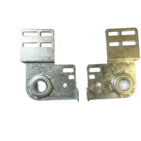 Plaques de finition pour supports résidentiels, pièces de porte de garage en acier au carbone galvanisé, robustes, installation facile pour charnières de fenêtre