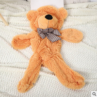 Usine chinoise OEM, peluche non rembourrée, ours en peluche, jouets en peluche, peau