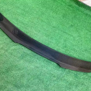 Alerón trasero de fibra de carbono estilo PSM, embellecedores de labios de ala trasera de repuesto para <span class=keywords><strong>Audi</strong></span> <span class=keywords><strong>A6</strong></span> S6 <span class=keywords><strong>C7</strong></span>, piezas de automóviles, alerón trasero para maletero - Product Image 5