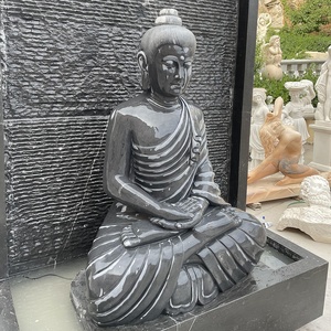 <span class=keywords><strong>Fontaine</strong></span> de jardin ou de décoration intérieure religieuse avec statue de <span class=keywords><strong>Bouddha</strong></span>, <span class=keywords><strong>fontaine</strong></span> d'eau naturelle en marbre sculpté à la main avec LED, SH-SHENGHUA - Product Image 3