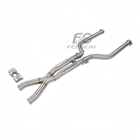 Système d'échappement racing sur mesure, tube intermédiaire pour BMW M8 F91/F93 4.4T, échappement cat-back en acier inoxydable, amélioration de puissance