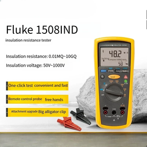 Fluke 1508 IND Hochpräziser digitaler Isolation widerstands tester Megohm meter <span class=keywords><strong>Multimeter</strong></span> 10G Mehrere Tests pannungen - Product Image 1