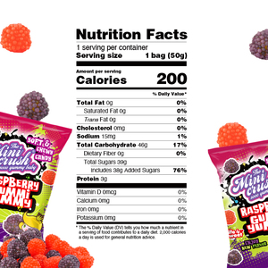 <span class=keywords><strong>Caramelle</strong></span> Gommose Mincirush al Gusto di Lampone Rosso-Viola, Dolci e Acidule, Vendita all'Ingrosso, Deliziose Prelibatezze alla Frutta - Product Image 6