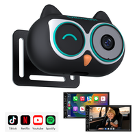 Adaptateur CarPlay sans fil portable Ottocast avec Bluetooth USB Type-C et une caméra de recul pour voiture, moniteur pour bébé dans la banquette arrière - Ajustement universel