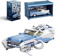 PB8803 MOC Blue Roadster 2 1 Modèle de Voiture de Sport 1:32 Jouet de Construction Éducatif à Assembler Soi-même Matériau ABS 602 Pièces