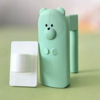 Verrou de porte à levier en silicone et plastique anti-enfants avec adhésif 3M empêchant les tout-petits d'ouvrir les portes d'armoires
