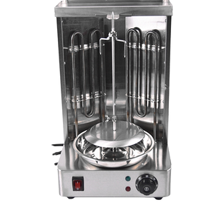 CHANG QING EB25 Parrilla Profesional para <span class=keywords><strong>Shawarma</strong></span> y Kebab, Horno Giratorio Vertical Eléctrico para Gyros, 220-240V, Cuerpo de Acero Inoxidable, 9.7KW - Product Image 4