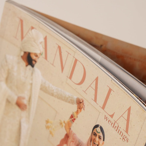 ผู้ผลิตขายส่งราคาถูก แคตตาล็อกงานแต่งงานใหม่เอี่ยม พิมพ์หนังสือ โบรชัวร์ ปกแข็ง เย็บเข้าเล่ม ฟิล์มเคลือบ - Product Image 4