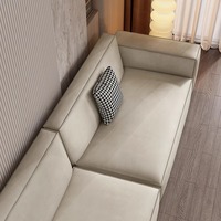Ensemble de canapés d'angle en cuir PU moderne, livraison directe d'usine, design élégant, confort ultime, garantie de 2 ans, pour embellir votre intérieur