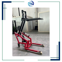Batteria efficiente dal punto di vista energetico 20Ah 500kg 700kg 1.7m portatile elettrico idraulico braccio di piegatura piccoli caricatori sollevano Stacker manuale