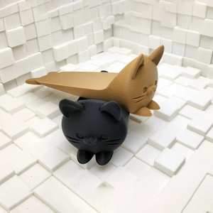Décorations de porte pour chat en impression 3D transfrontalière, cadeaux, jouets tendance, figurines créatives, articles de décoration pratiques pour la maison, modèle - Product Image 4