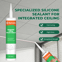 Scellant en silicone intégré pour plafonds, bandes de finition, vitrines, lucarnes et véranda - Haute teneur en silicone