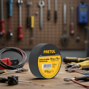 Pretul M-33P 19mm x 18m <b>PVC</b> Electrical Tape With Rubber <b>Adhesive</b> For Insulation Applications - Product Image 3