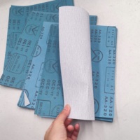 Papier abrasif sec en oxyde d'aluminium blanc anti-colmatage, grain P100-1000, pour ponçage de murs et rénovation du bois