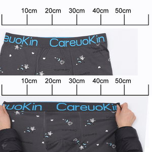 Calzoncillos bóxer de poliéster de punto transpirable para hombre Careuokin, ropa interior fresca suave y cómoda, estampado ajustado Sexy, buen precio barato - Product Image 5