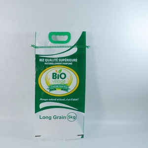 Togo Bopp sacchetto di riso laminato 5kg con rivestimento in PE 1kg 5kg 10kg pp tessuto di <span class=keywords><strong>plastica</strong></span> riso sacchetto di imballaggio con manico in <span class=keywords><strong>plastica</strong></span> - Product Image 4