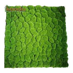 factory price new designed for home wall shop window decoration green sofe artificial moss grass mat
