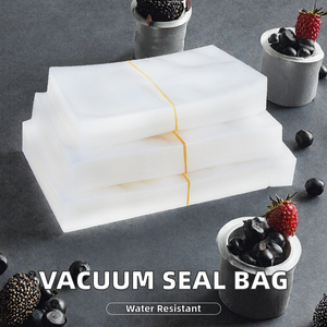 Large Nylon PE Transparent Clear Sealable Plastic <b>Bag</b> High Temperature Cooking Frozen Food <b>Vacuum</b> Packing-Multi Size Chewing Gum - Product Image 2