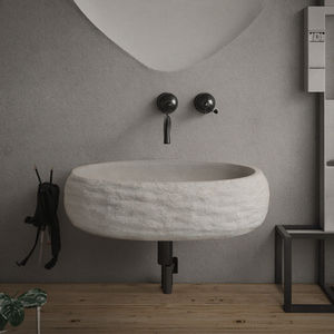 Прямая поставка с завода, современный прямоугольный каменный умывальник, полированная ручная раковина, сушилка для ванной комнаты, гостиничный цветочный горшок, посадка - Product Image 6